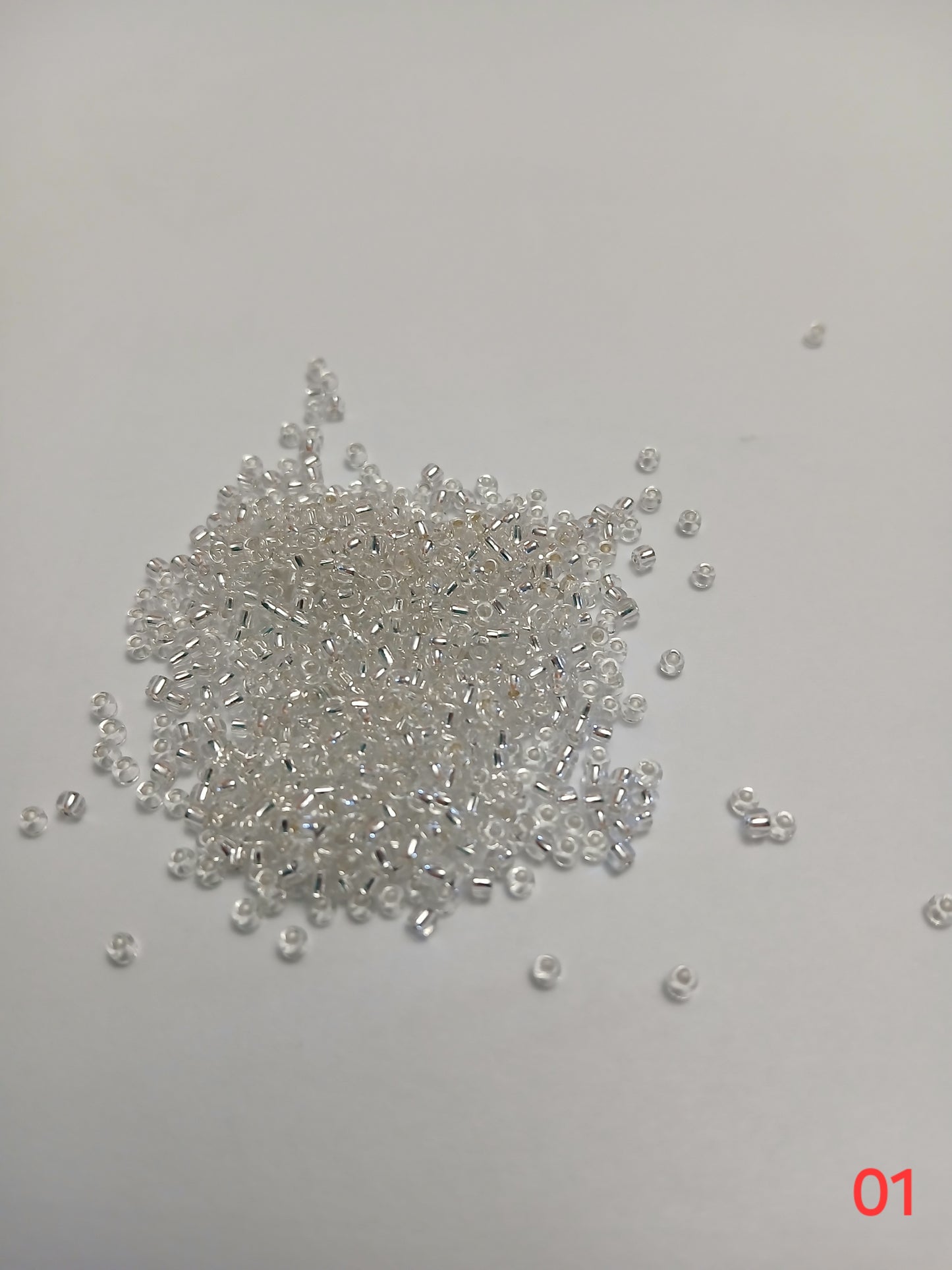 Seed beads-Clear-Size11