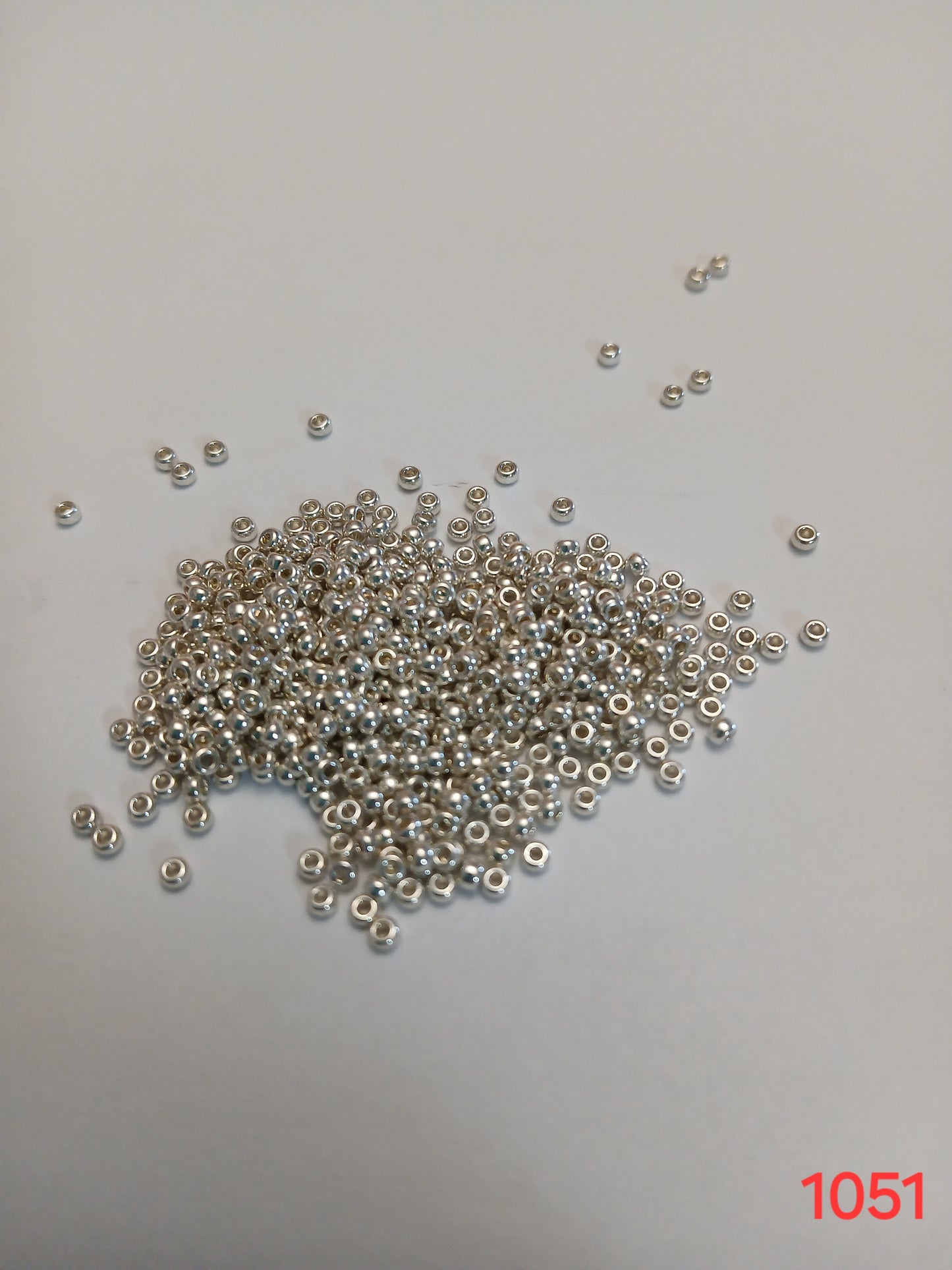 Seed beads-Silver-Size 11