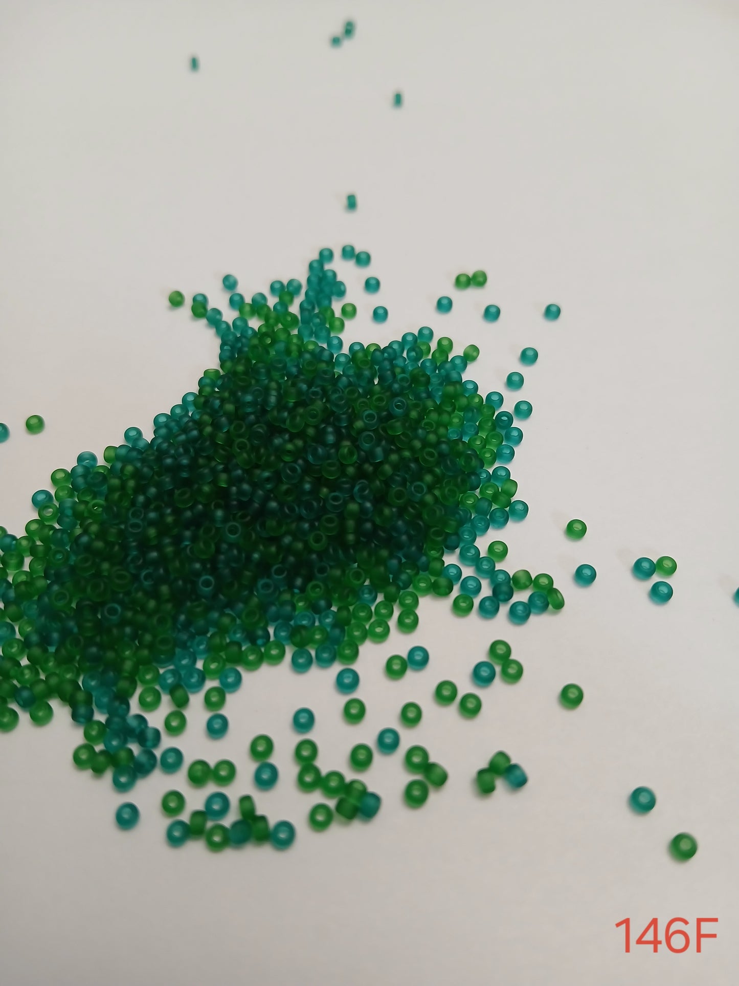 Seed beads-Green- Size 11