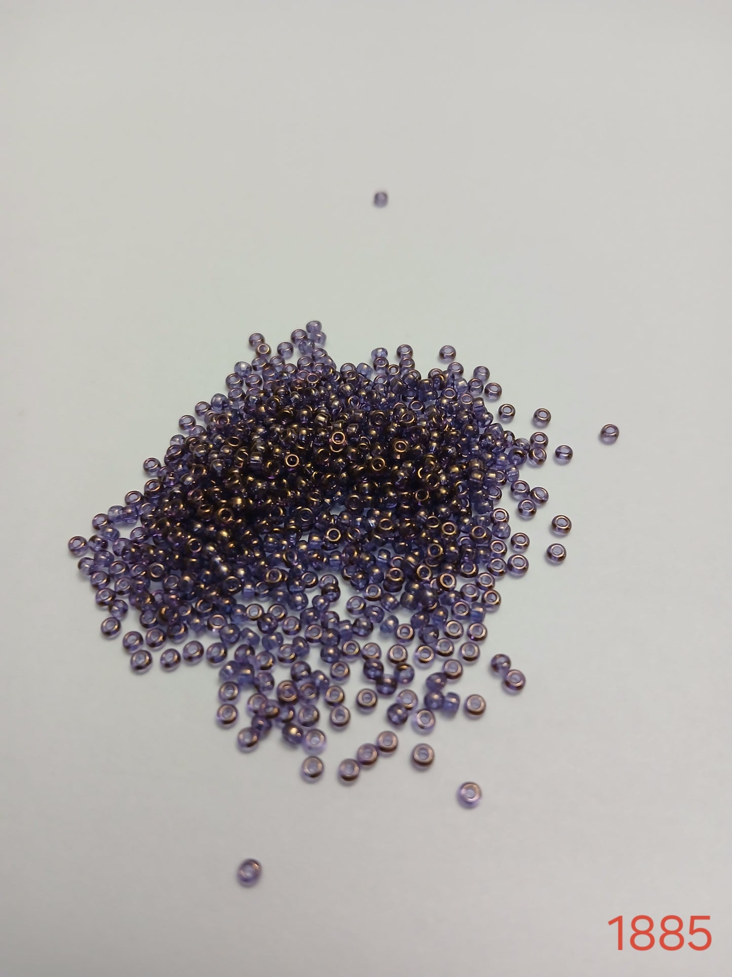 Seed beads-Purple-Size 11