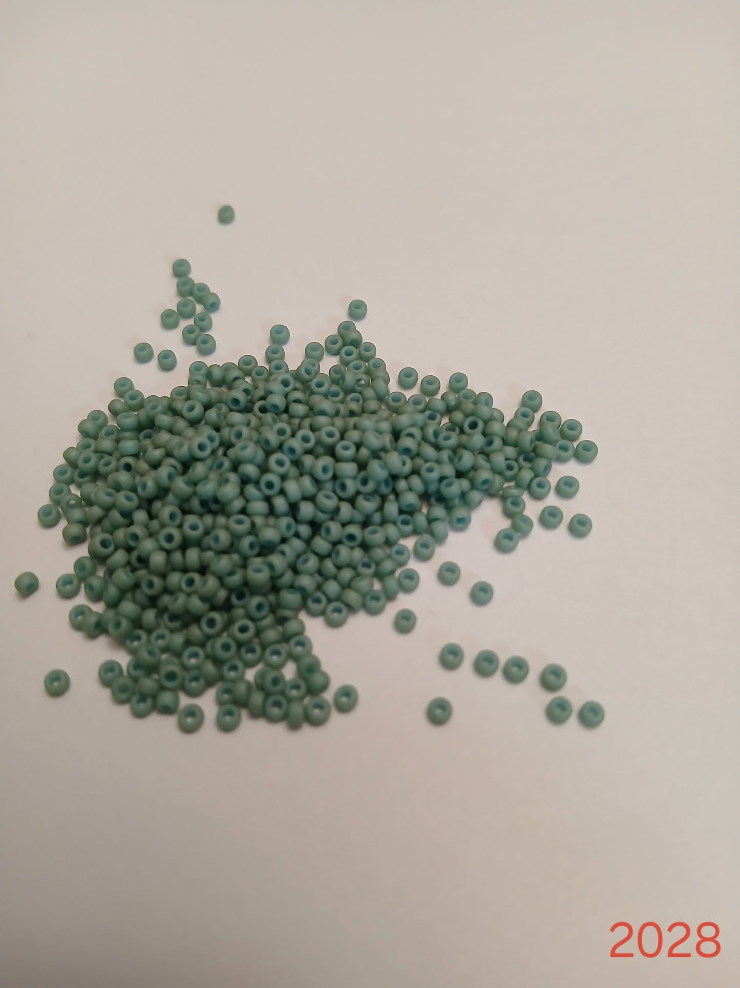 Seed beads-Green- Size 11