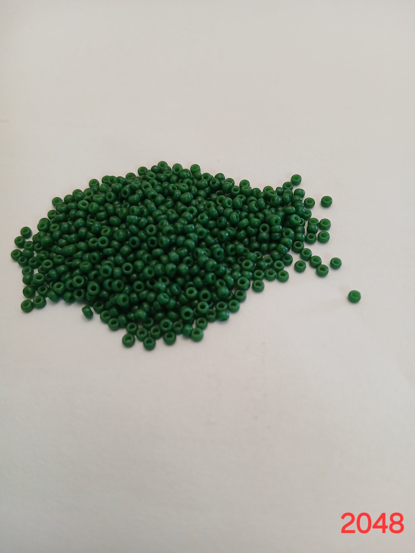 Seed beads-Green- Size 11