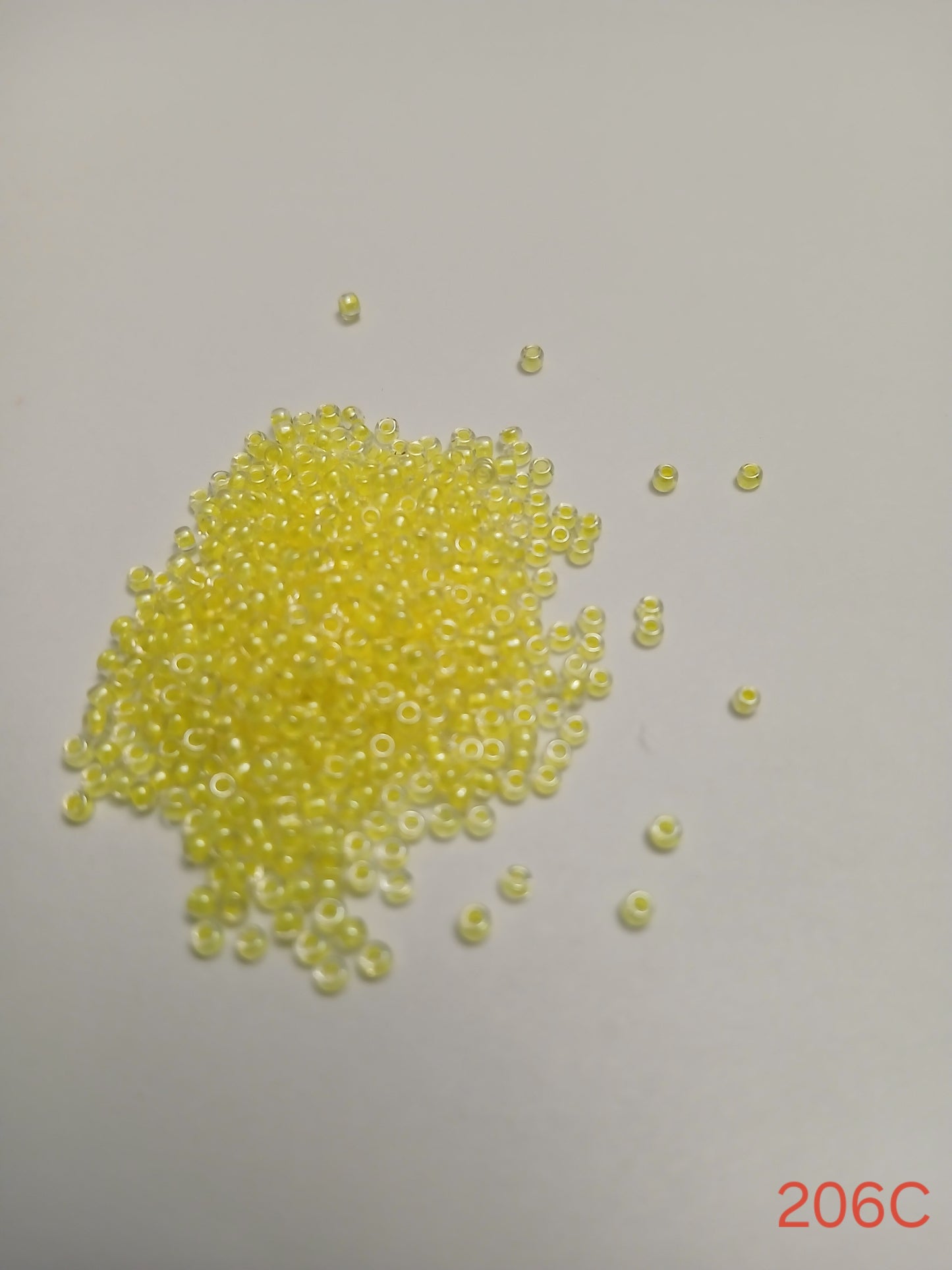 Seed beads-Yellow-Size 11