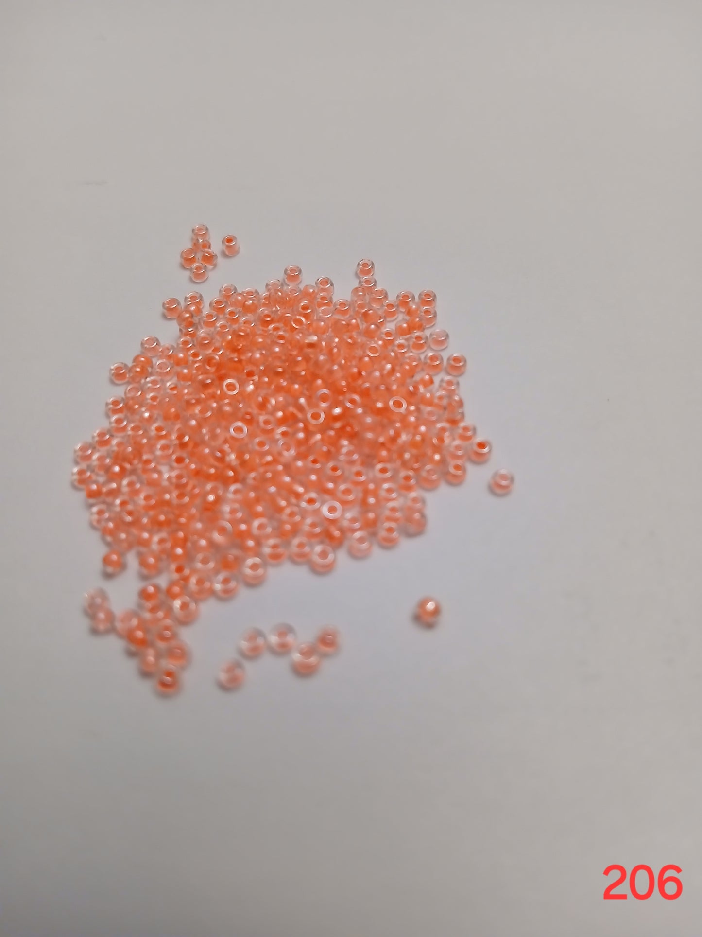 Seed beads-Orange-Size 11