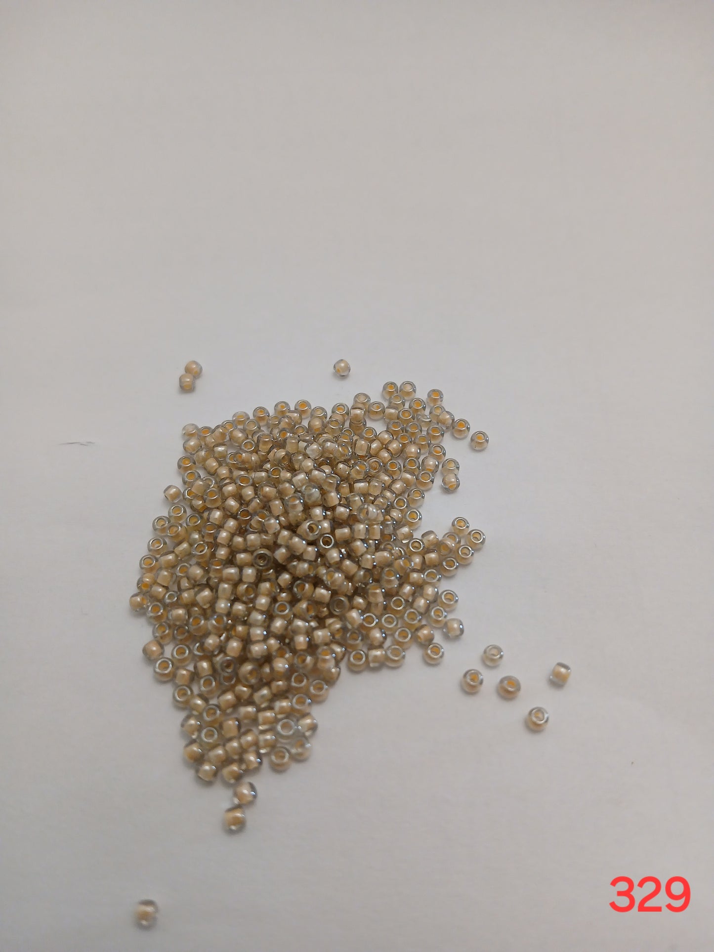 Seed beads-Beige-Size 11