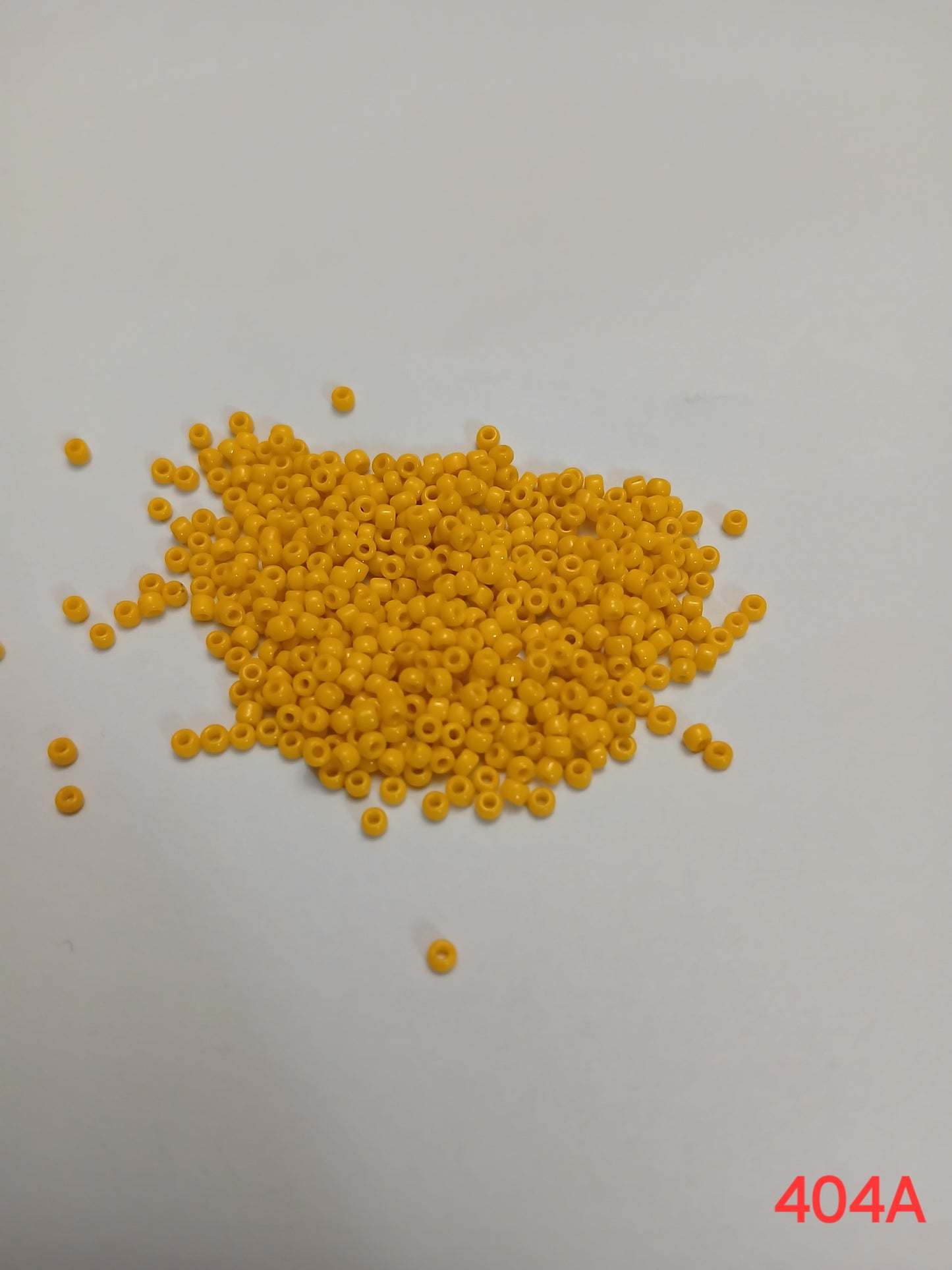 Seed beads-Yellow-Size 11