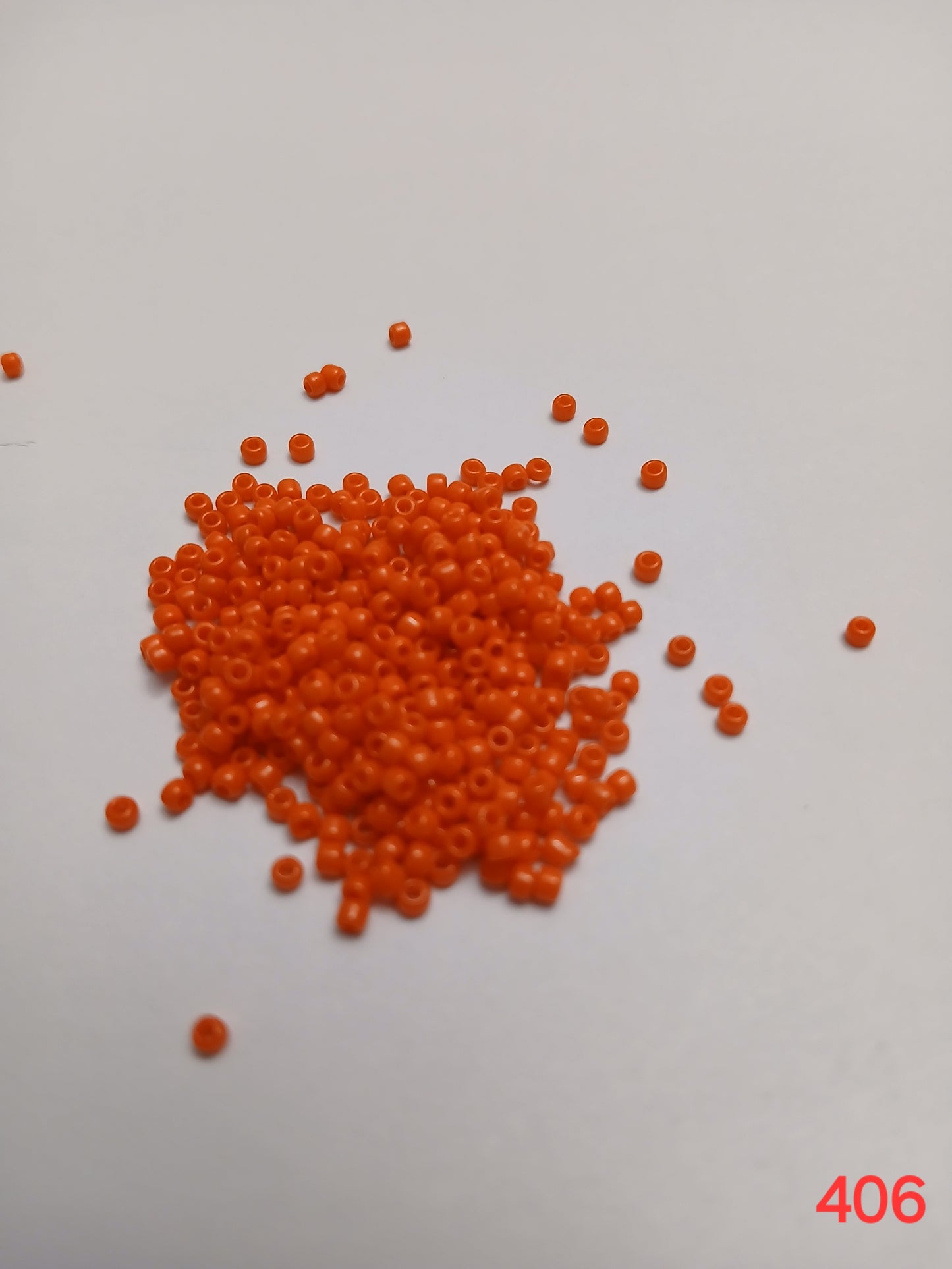 Seed beads-Orange-Size 11