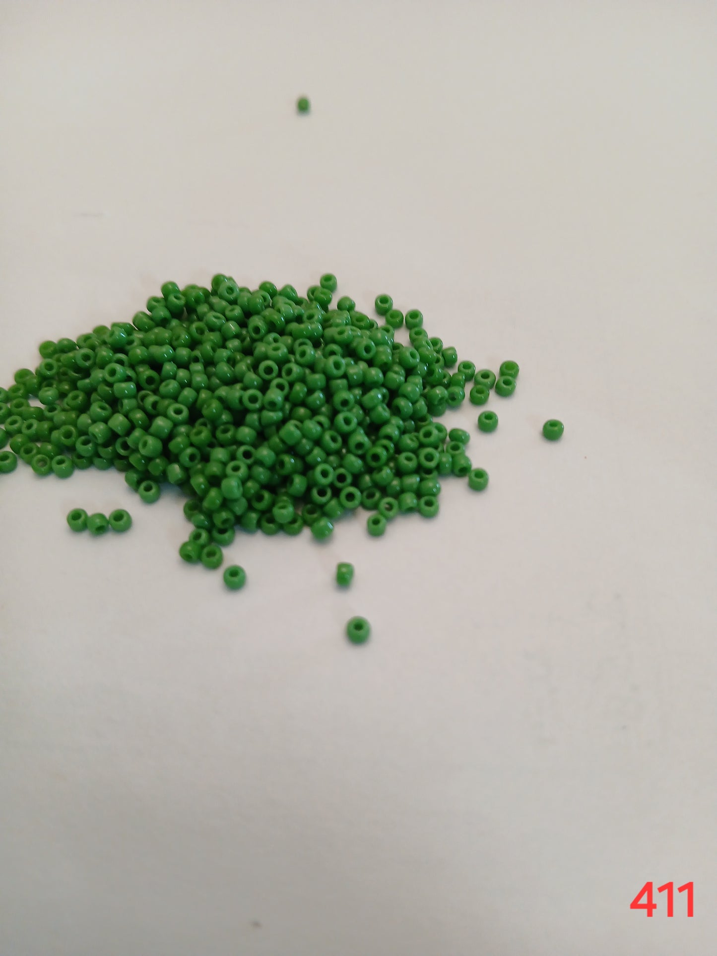 Seed beads-Green- Size 11