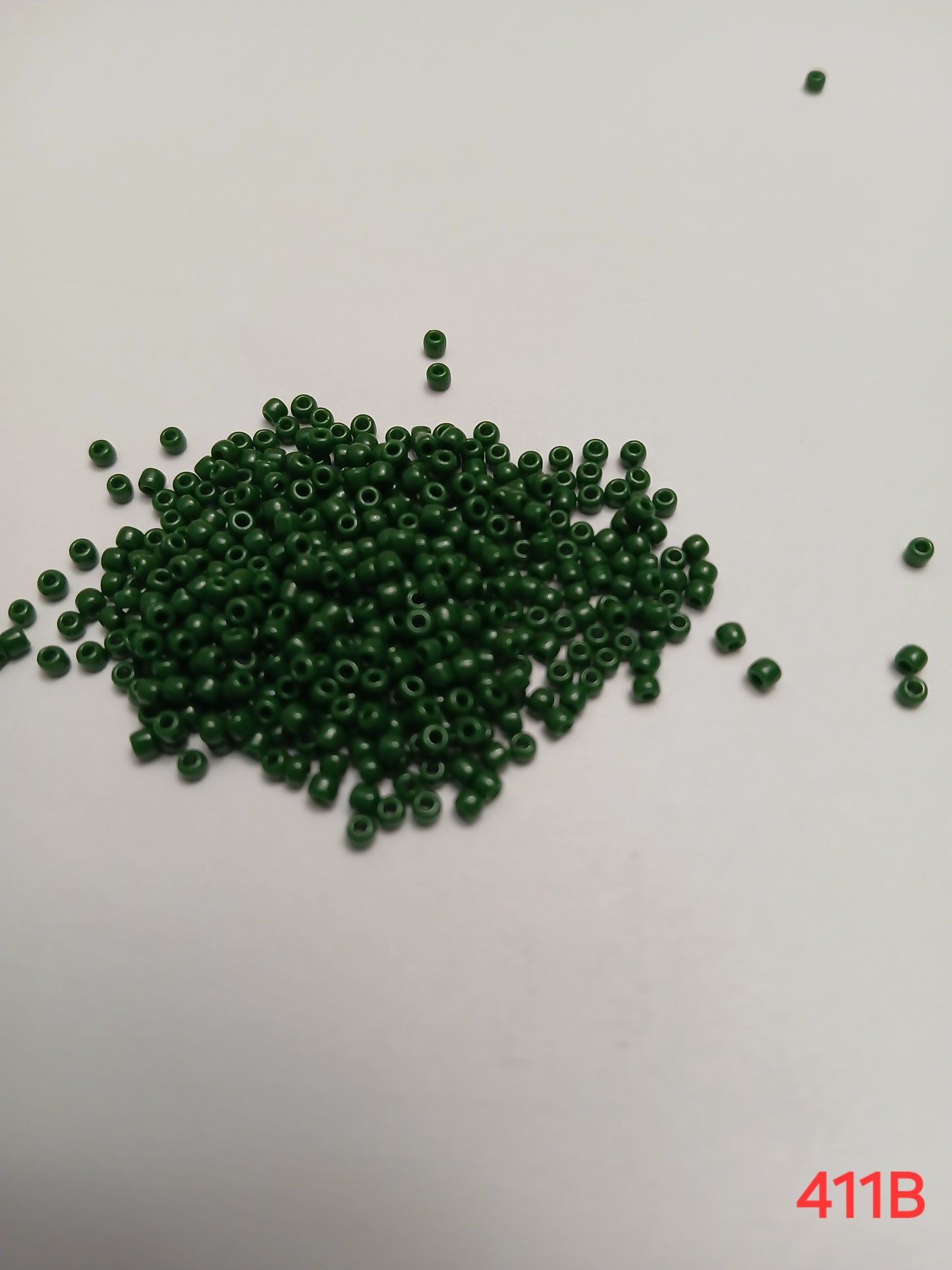 Seed beads-Green- Size 11