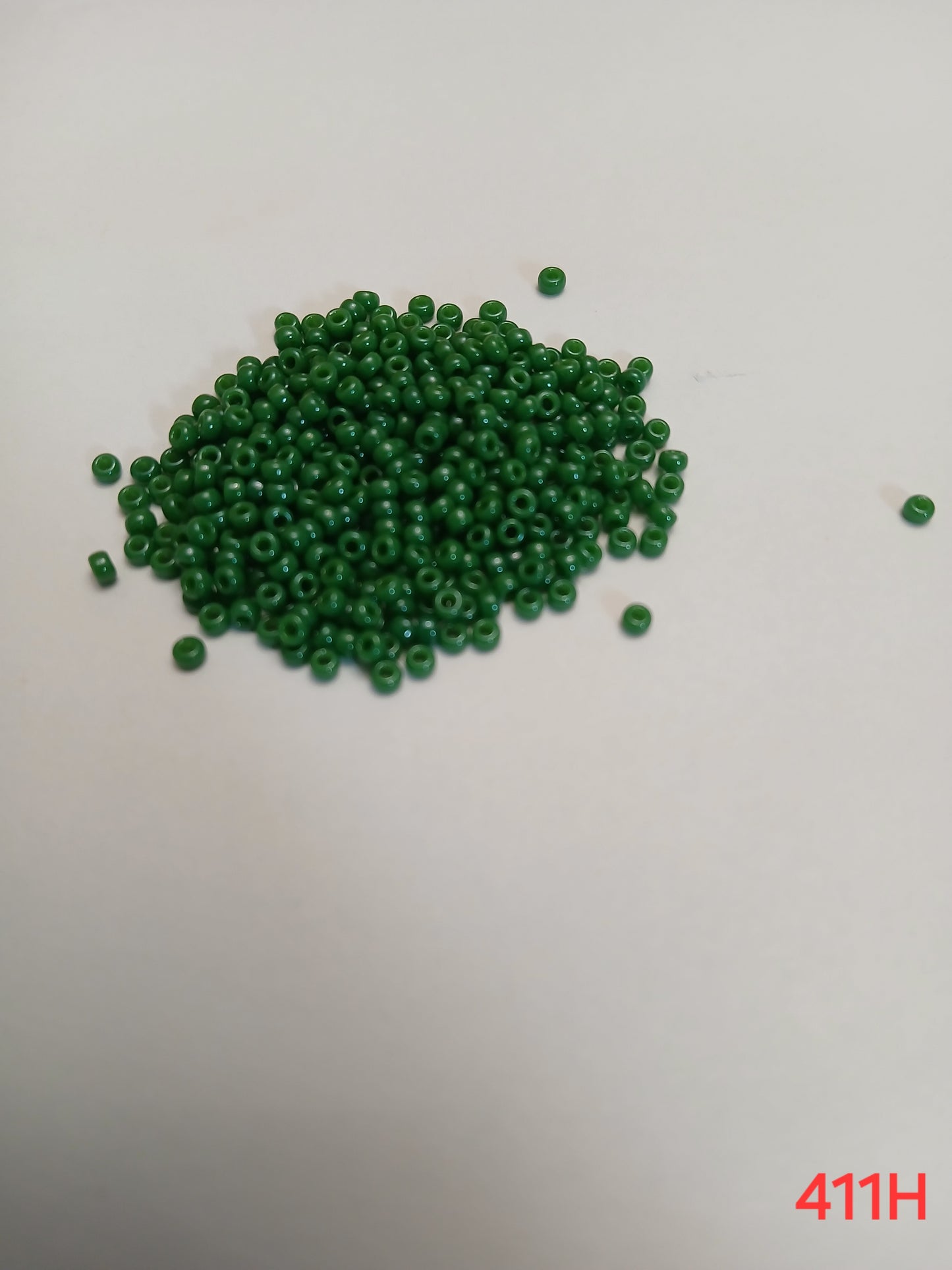 Seed beads-Green- Size 11