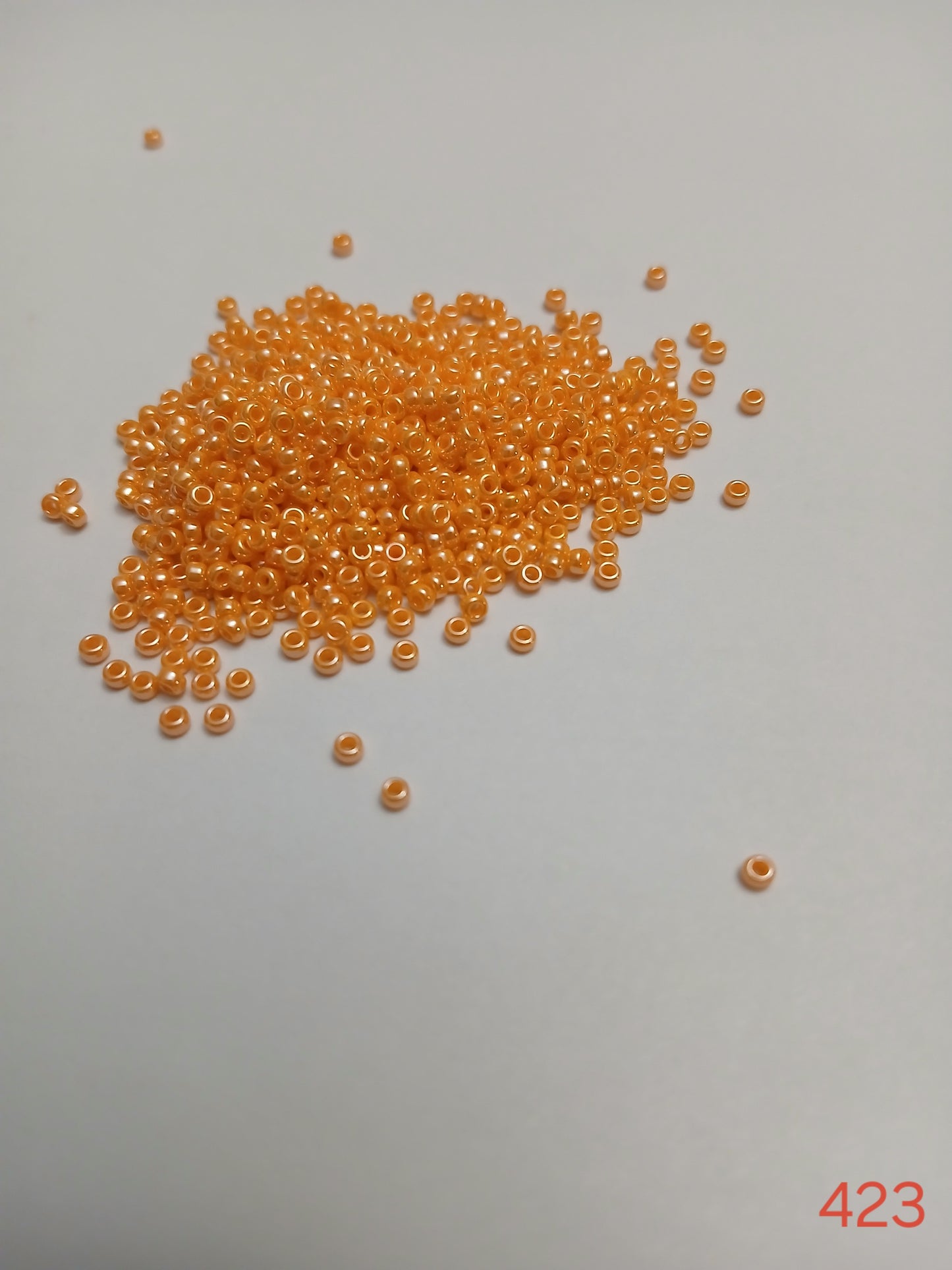 Seed beads-Orange-Size 11