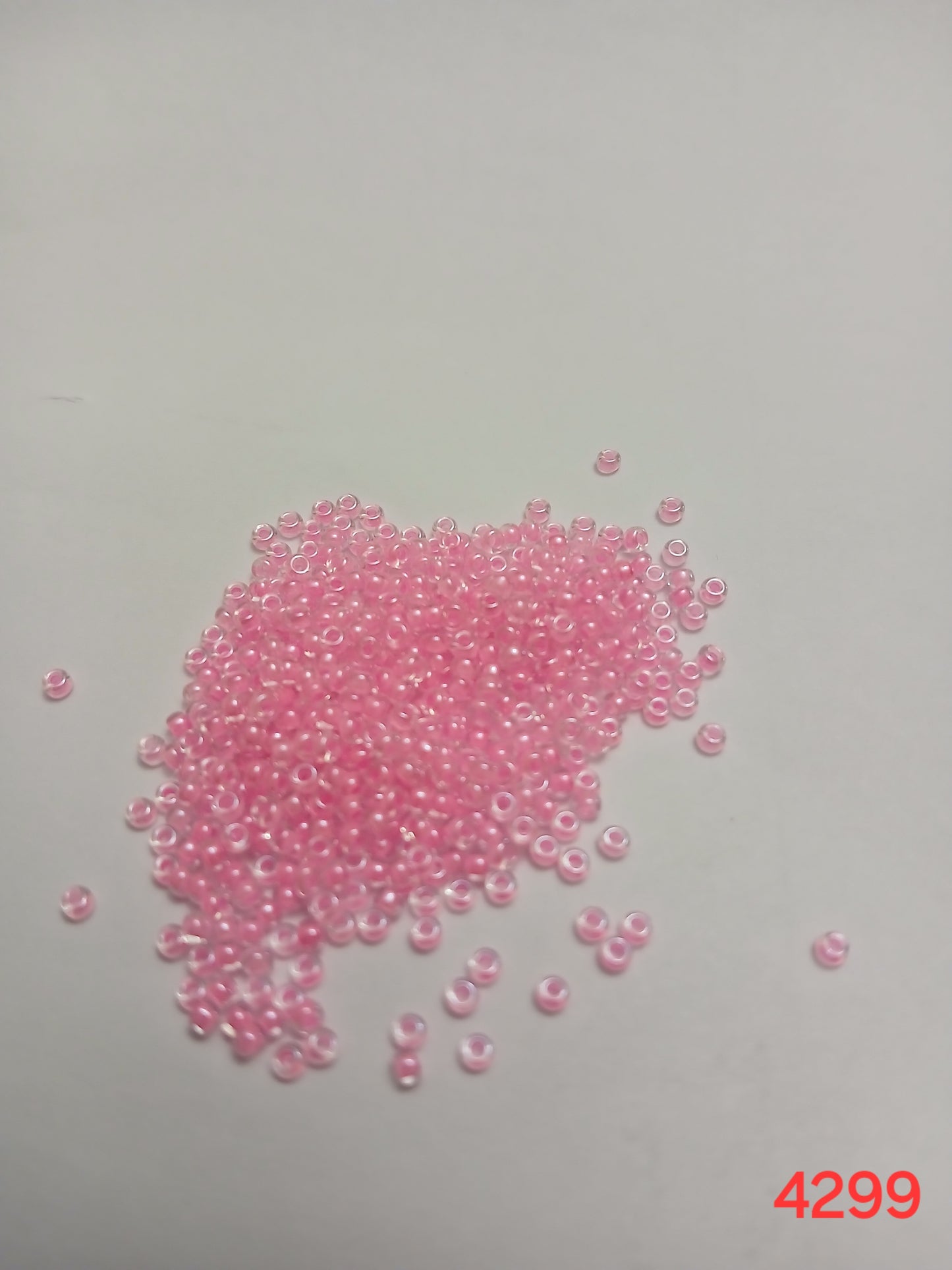 Seed beads-Pink-Size 11