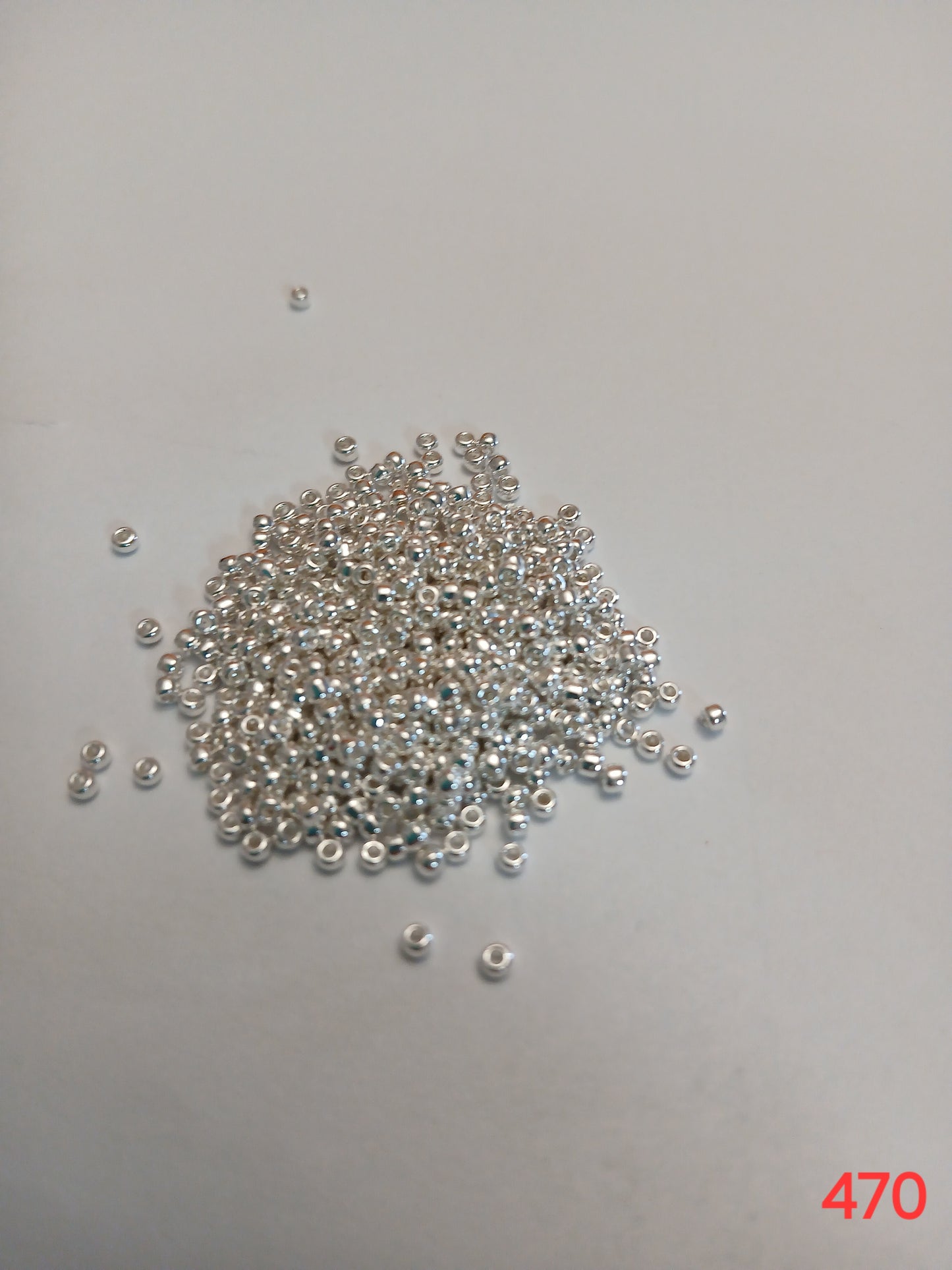 Seed beads-Silver-Size 11