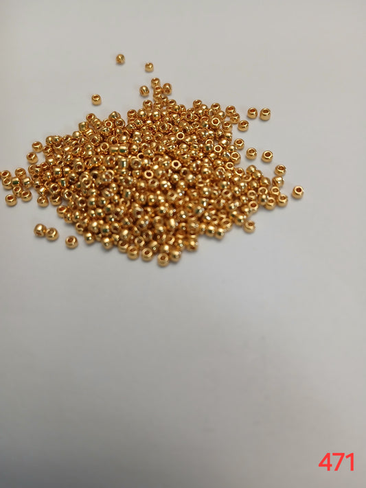 Seed beads-Gold-Size 11